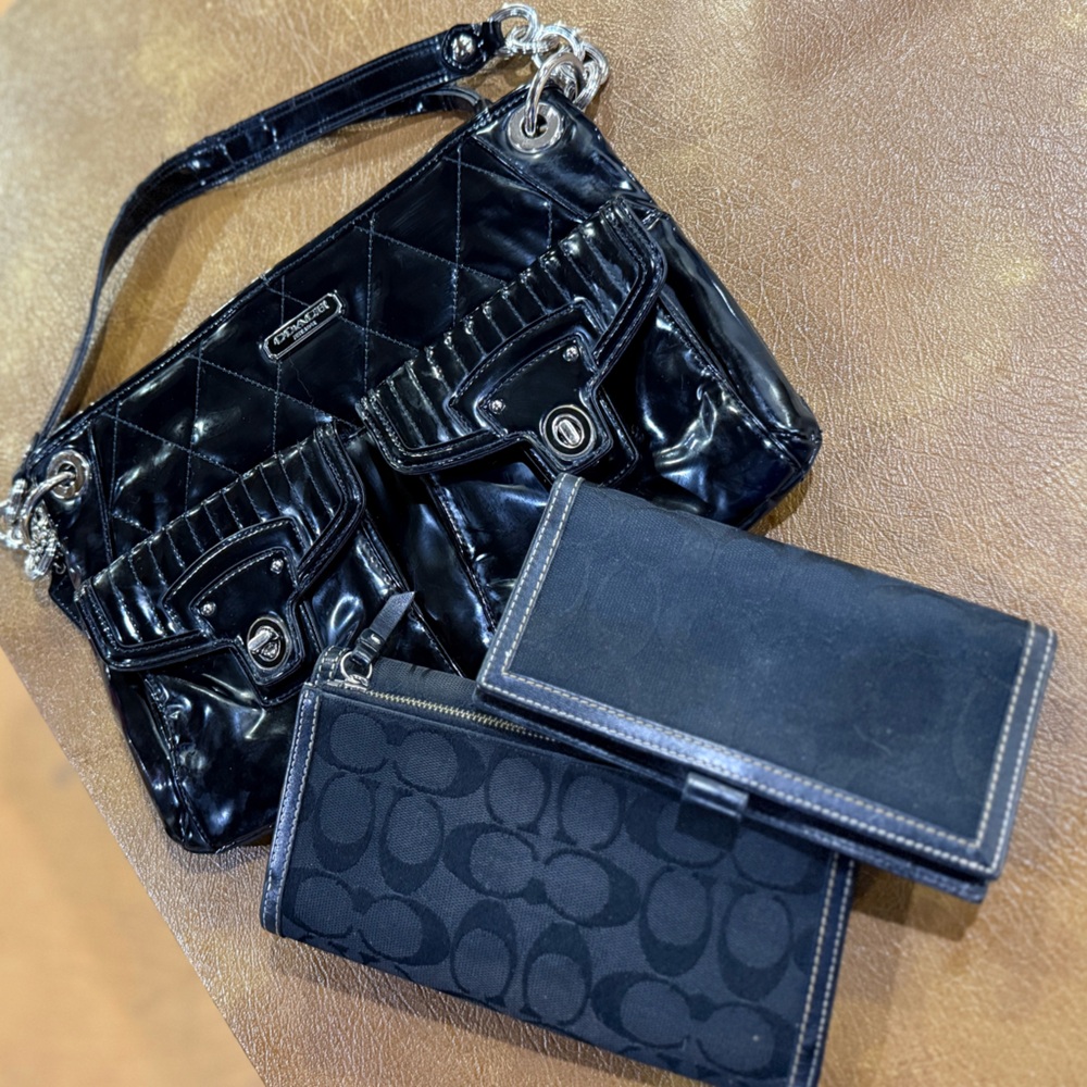 Coach purse set.